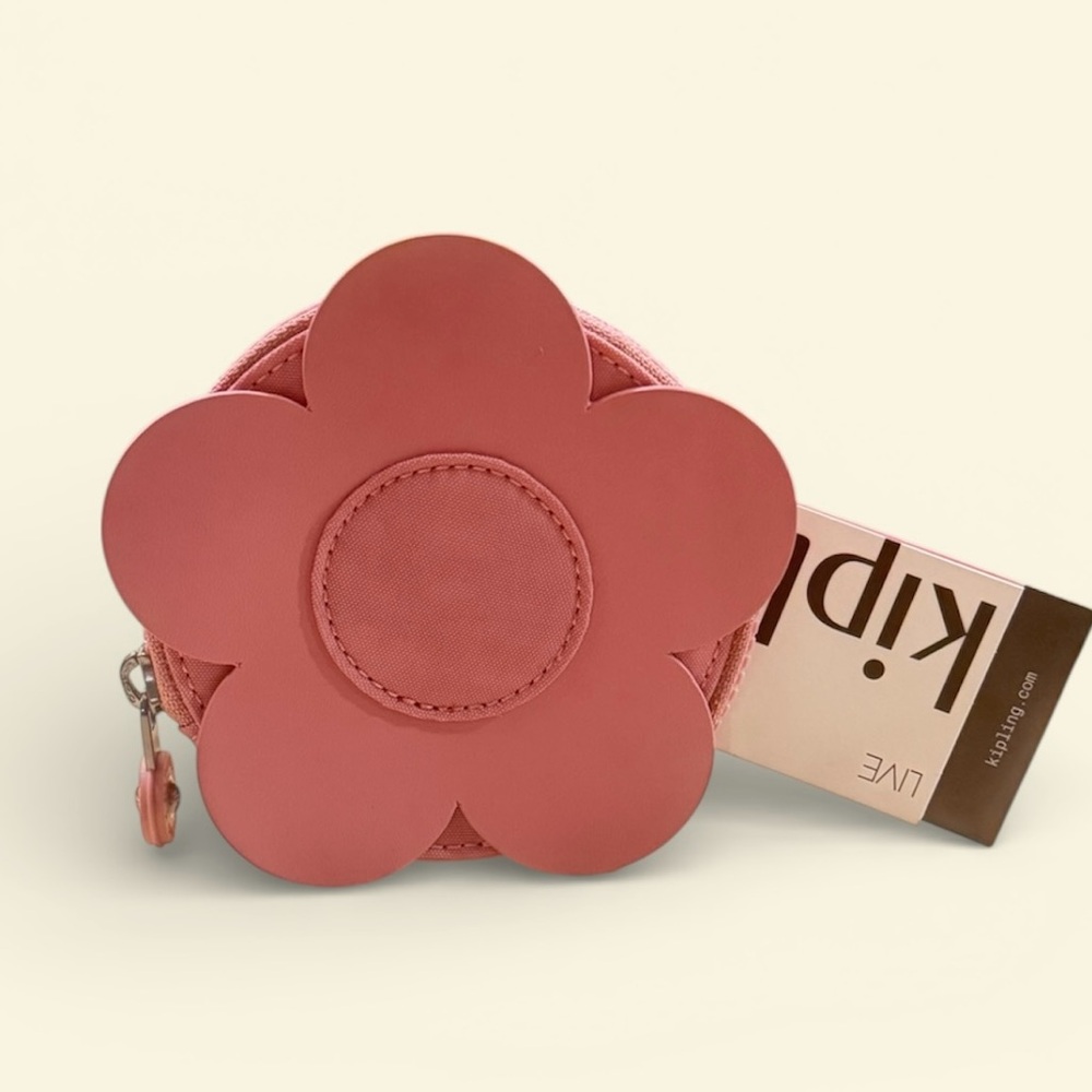 Kipling Florinda Wallet Coin Purse (Flouncy Pink)